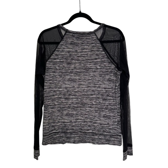 Victoria’s Secret Women’s Black Heather MED Long Sleeve Top - Picture 2 of 6